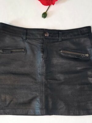 Jupe cuir La Redoute T.38