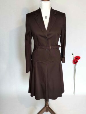 Tailleur Esprit chocolat T.36